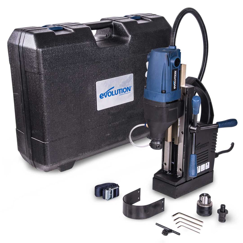 Masina de gaurit cu baza magnetica Evolution S28MAG 28mm 1200W - Imagine 2