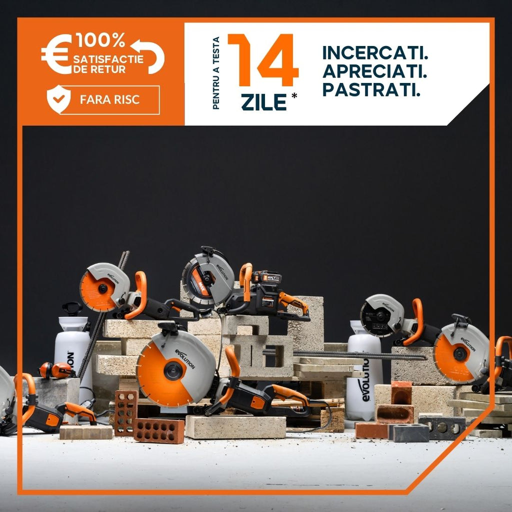 Masina de taiat beton Evolution R230DCTX 230mm 2000W (fara disc) - Imagine 2