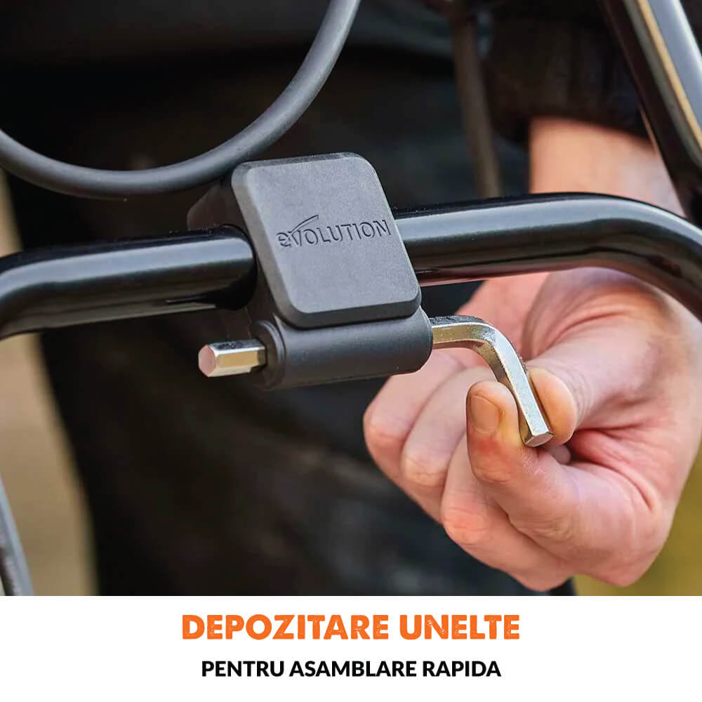 Pachet placa compactoare electrica Evolution H320-E + tampon protectie pavaj - Imagine 9