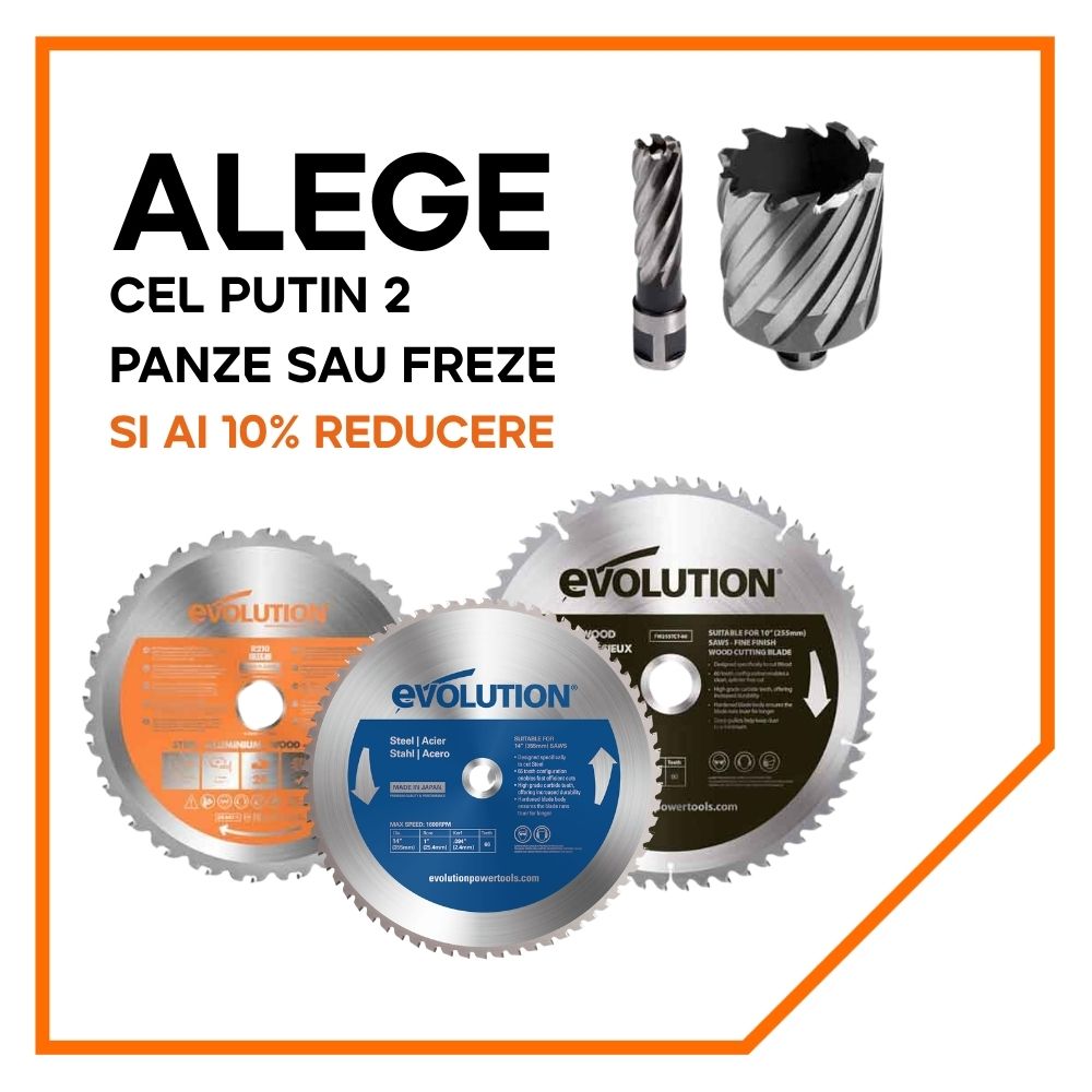 Disc diamantat segmentat multifunctional pentru masini de taiat beton, Evolution Ø255 x 22.2 mm - view 2