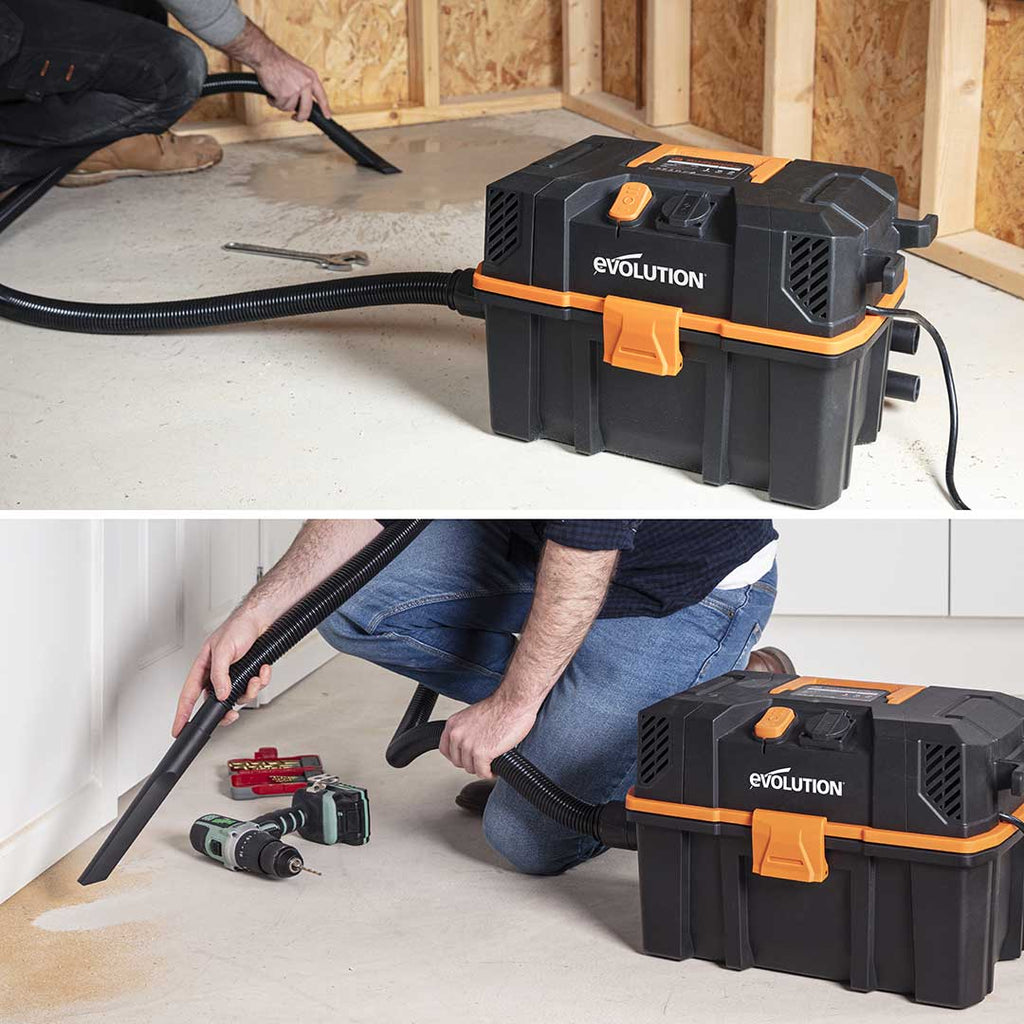 Aspirator umed-uscat Evolution R15VAC 1000W rezervor 15l - Imagine 7