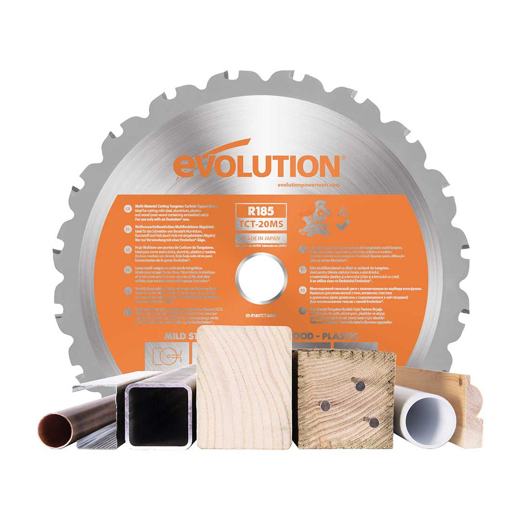 Fierastrau circular stationar multifunctional cu acumulator Evolution R185SMS-Li 18V Li-Ion EXT 185mm, 850W - Imagine 3