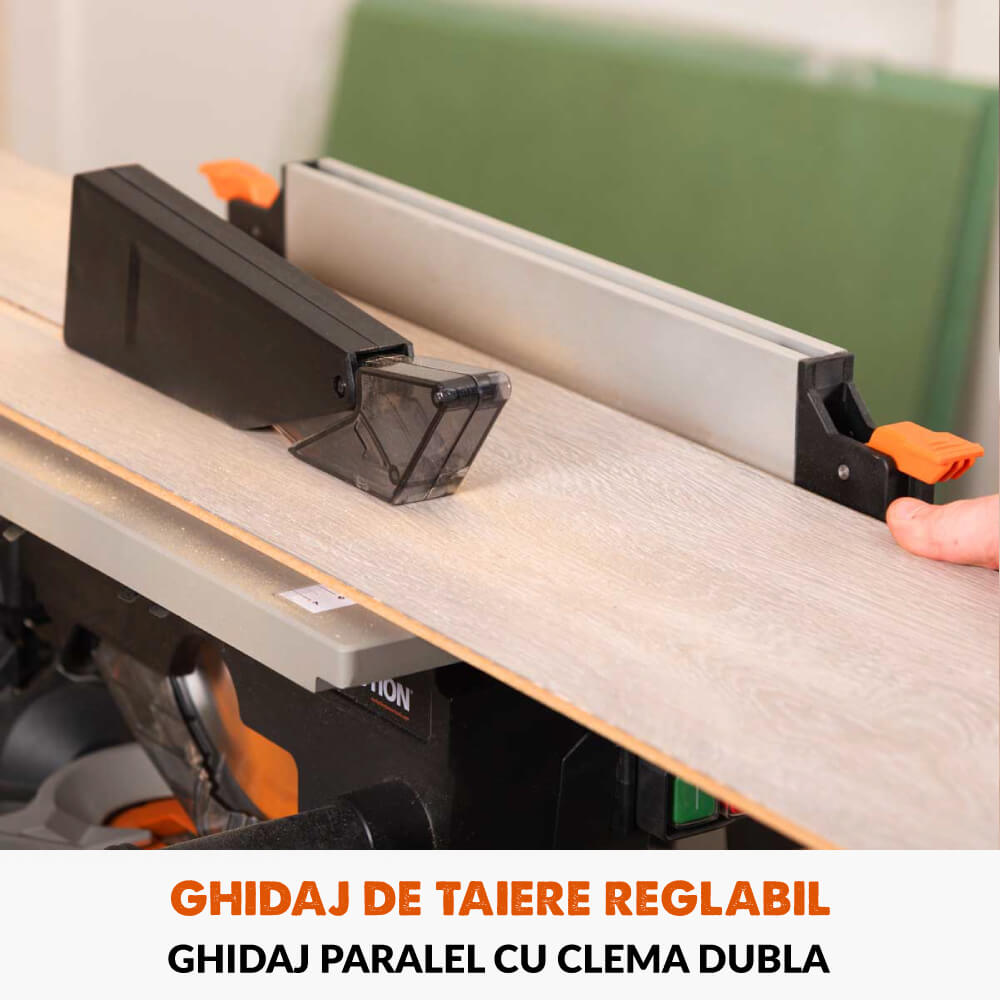 Fierastrau circular combinat cu masa Evolution R210MTS-G2 cu disc de taiere multi-materiale de 210mm, 1500W - Imagine 14