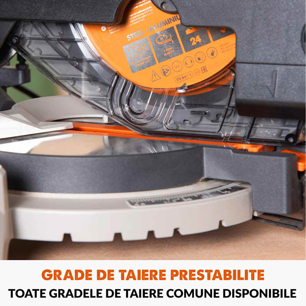 Fierastrau circular combinat cu masa Evolution R210MTS-G2 cu disc de taiere multi-materiale de 210mm, 1500W - Imagine 11