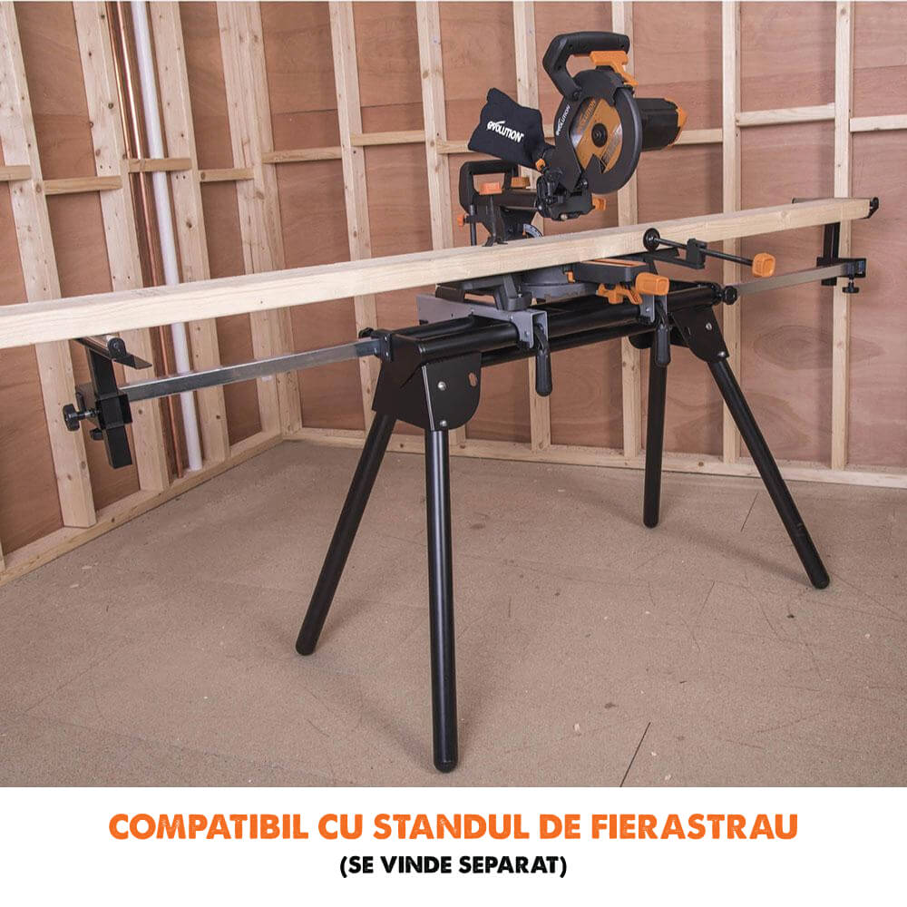 Fierastrau circular stationar multifunctional Evolution R210SMS+ 210mm 1500W - Imagine 19