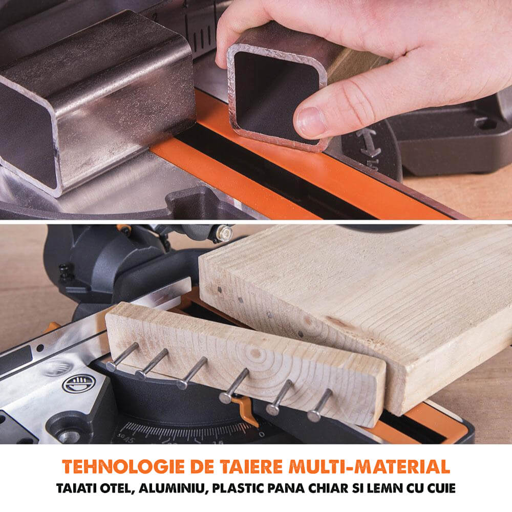 Fierastrau circular stationar multifunctional Evolution R210SMS+ 210mm 1500W - Imagine 4