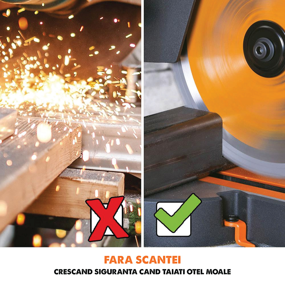 Fierastrau circular stationar multifunctional Evolution R210SMS-300+ 210mm 1500W - Imagine 7