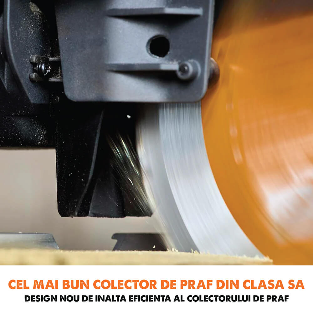 Pachet fierastrau circular stationar multifunctional cu acumulator Evolution R255SMS-DB-Li 18V Li-Ion EXT 255mm + stand - Imagine 12