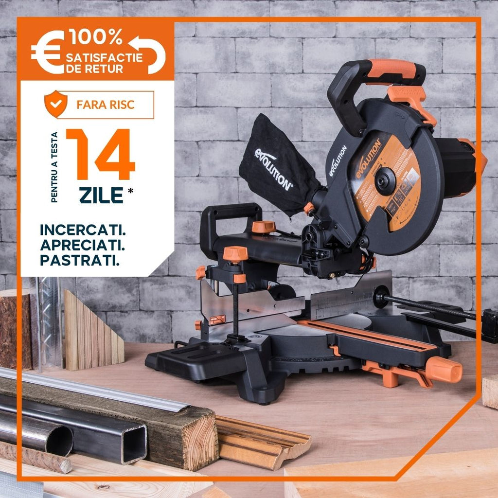 Fierastrau circular stationar multifunctional Evolution R255SMS+ 255mm 2000W - Imagine 2
