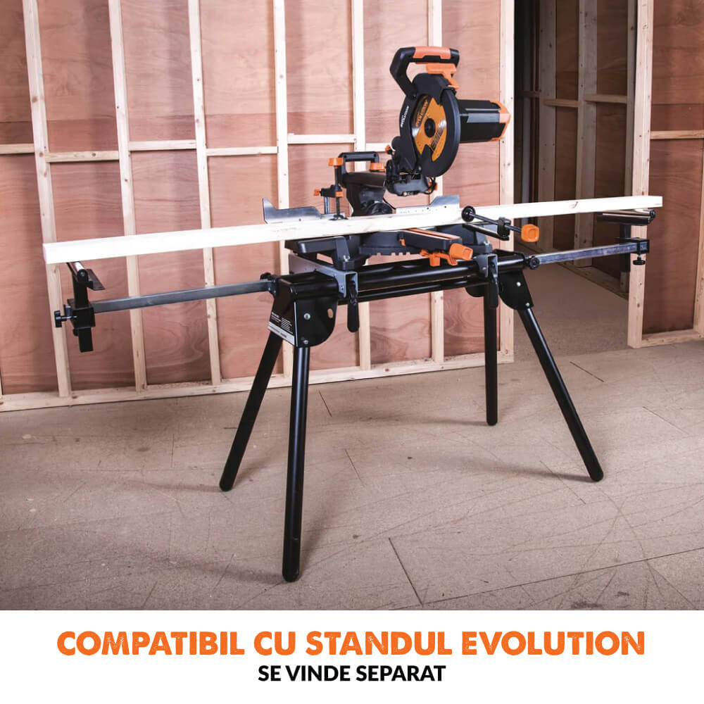 Fierastrau circular stationar multifunctional Evolution R255SMS+ 255mm 2000W - Imagine 19