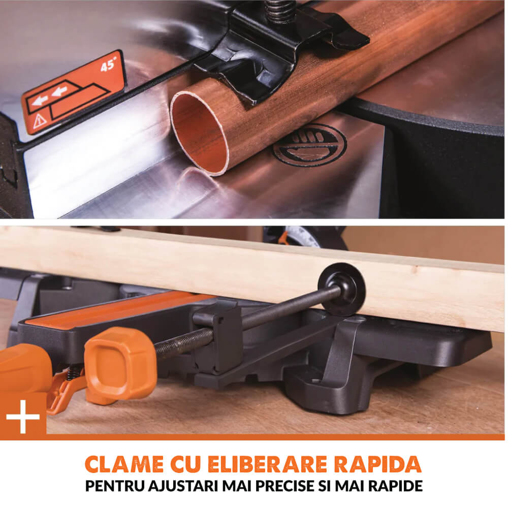 Fierastrau circular stationar multifunctional Evolution R255SMS+ 255mm 2000W - Imagine 20