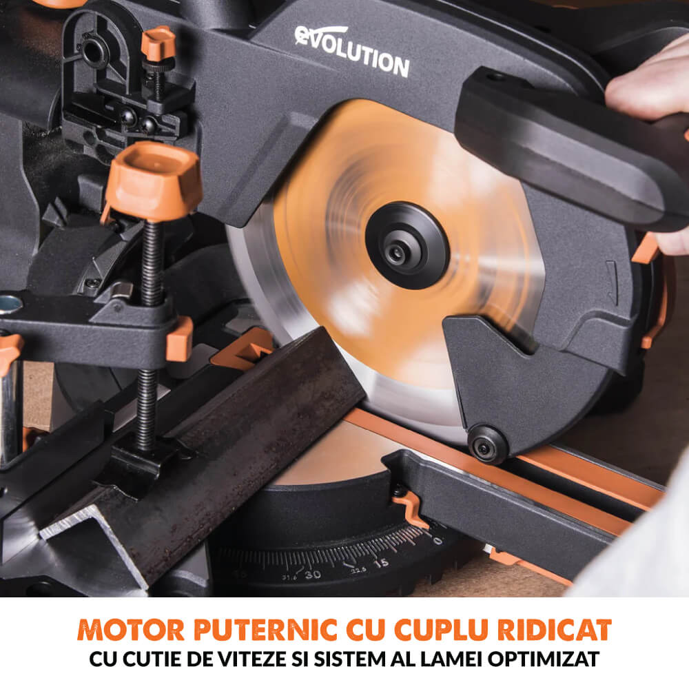 Fierastrau circular stationar multifunctional Evolution R255SMS+ 255mm 2000W - Imagine 12