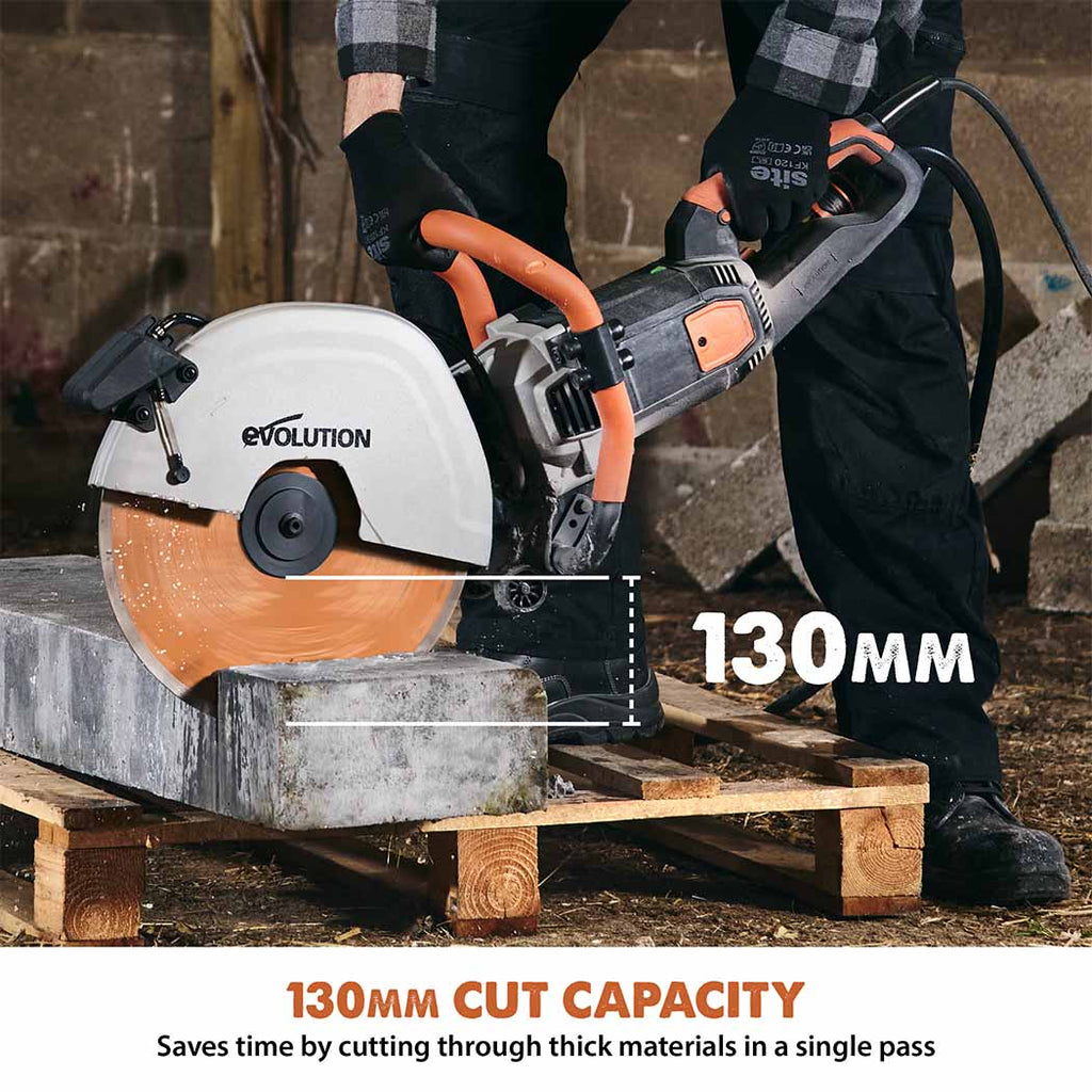 Disc Premium diamantat segmentat multifunctional, pentru masinile de taiat, Ø350 x 22.2 mm - Imagine 3