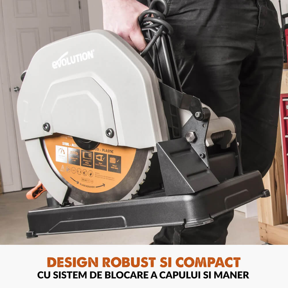 Pachet fierastrau debitat Evolution R355CPS + disc multi-materiale + disc lemn - Imagine 21
