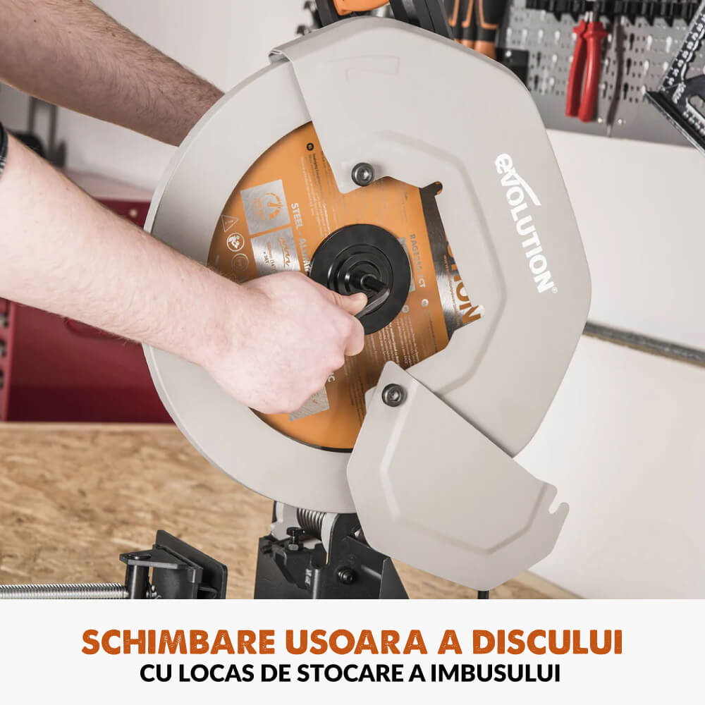 Pachet fierastrau debitat Evolution R355CPS + disc multi-materiale + disc lemn - Imagine 24