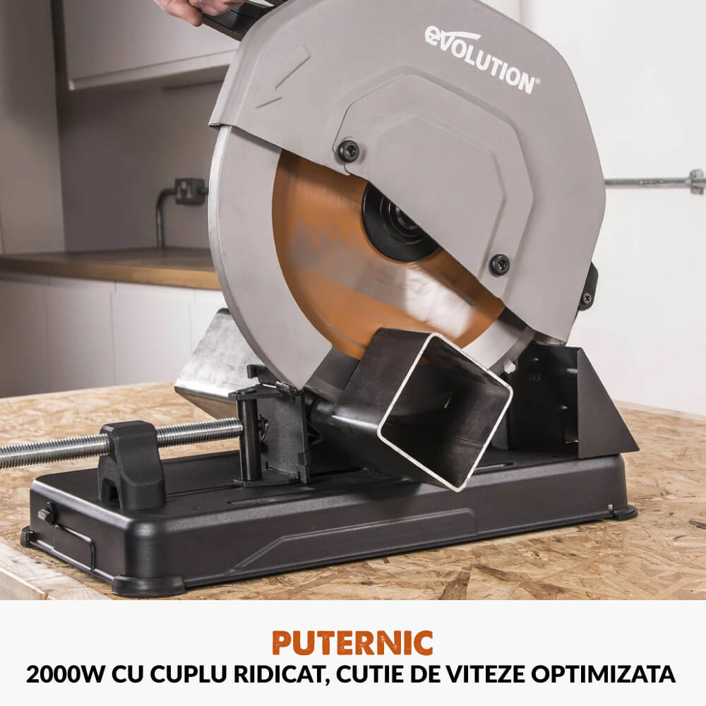 Pachet fierastrau debitat Evolution R355CPS + disc multi-materiale + disc lemn - Imagine 11