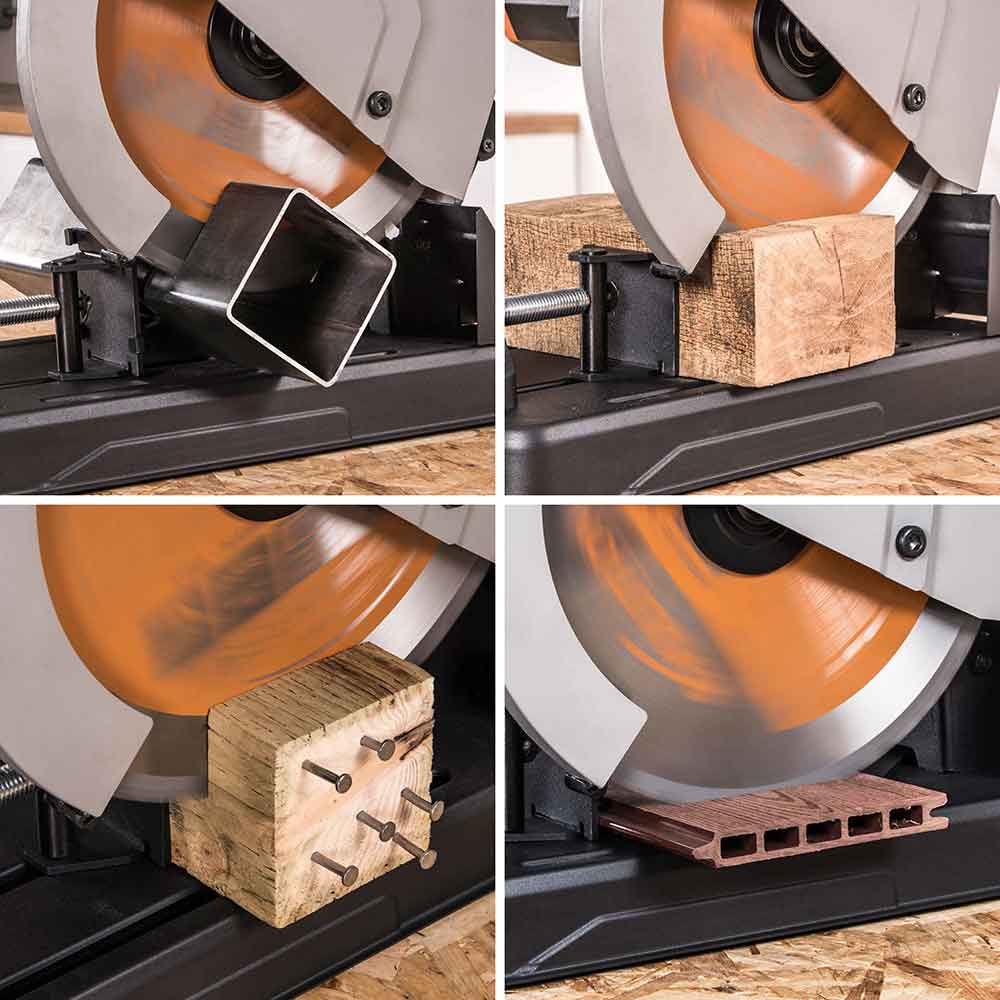 Panza circular pentru taiat multi-materiale, pentru fierastraie circulare Evolution 355mm, Ø355 x 25.4 mm, 36 de dinti TCT - Imagine 5