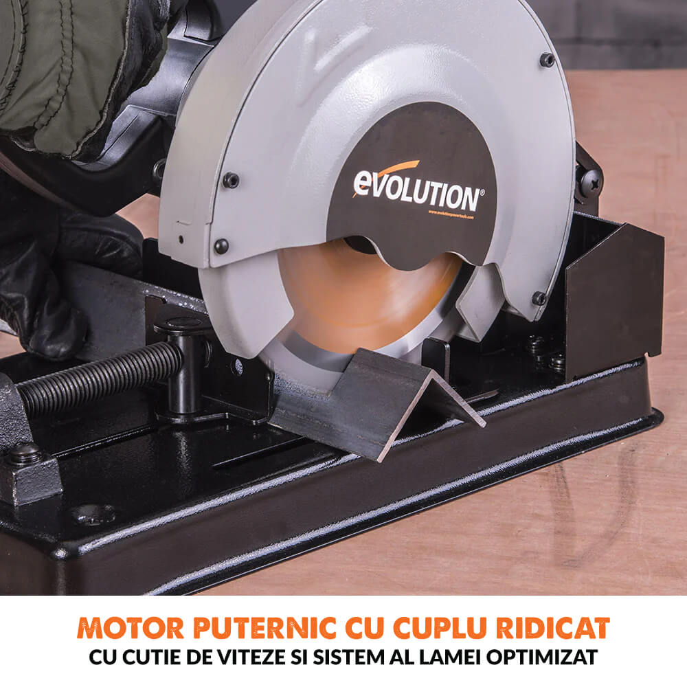 Fierastrau circular Evolution RAGE4 cu disc de taiere multi-materiale de 185 mm - Imagine 8