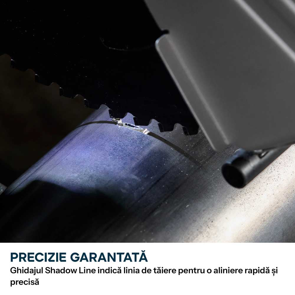 Fierastrau de debitat metal cu acumulator Evolution S355CPS-Li cu motor Brushless 36V si disc EvoMax - Imagine 9