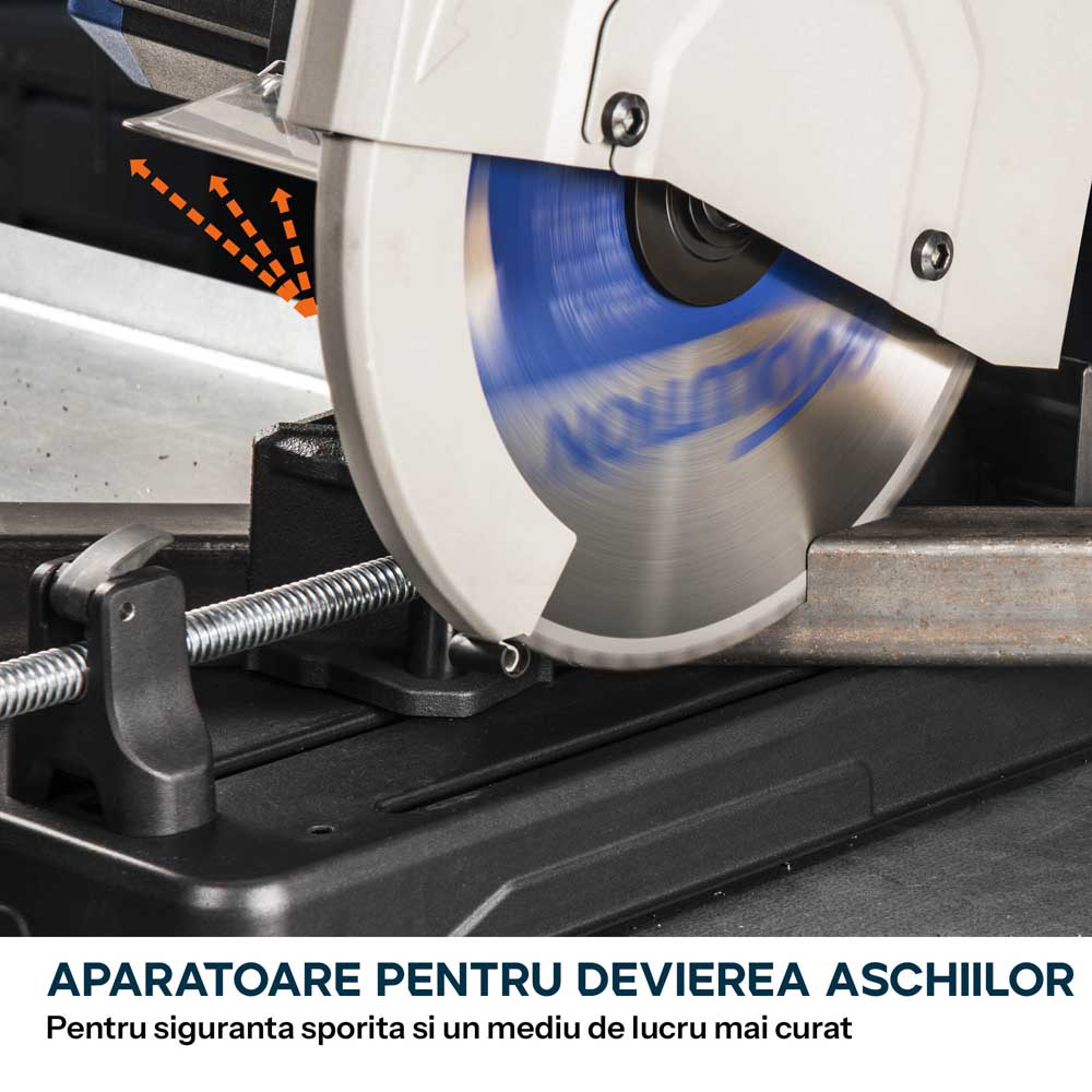 Fierastrau de debitat metal Evolution S355CPSL cu disc TCT 355mm pentru otel moale - Imagine 13