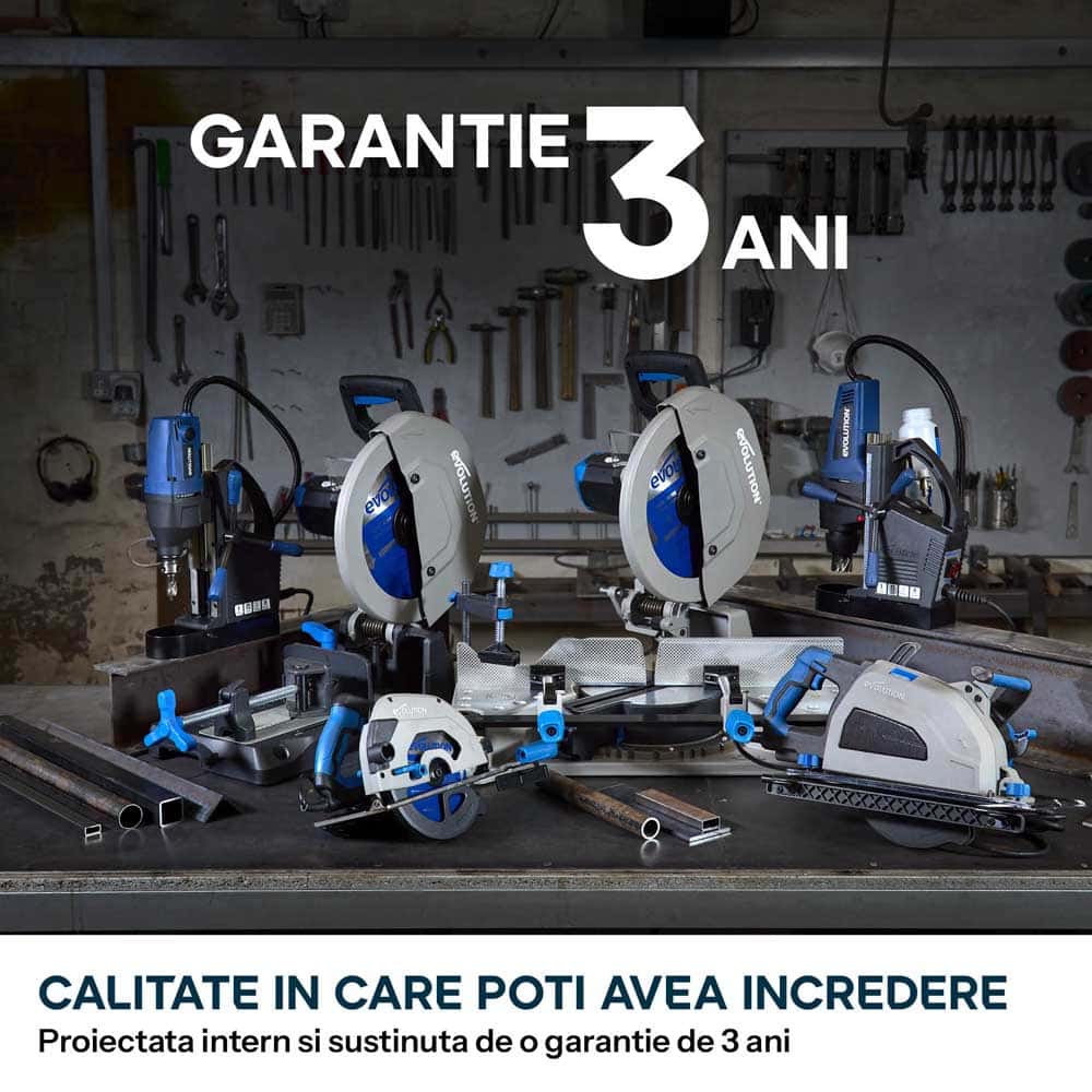 Fierastrau de debitat metal Evolution S355CPSL cu disc TCT 355mm pentru otel moale - Imagine 18