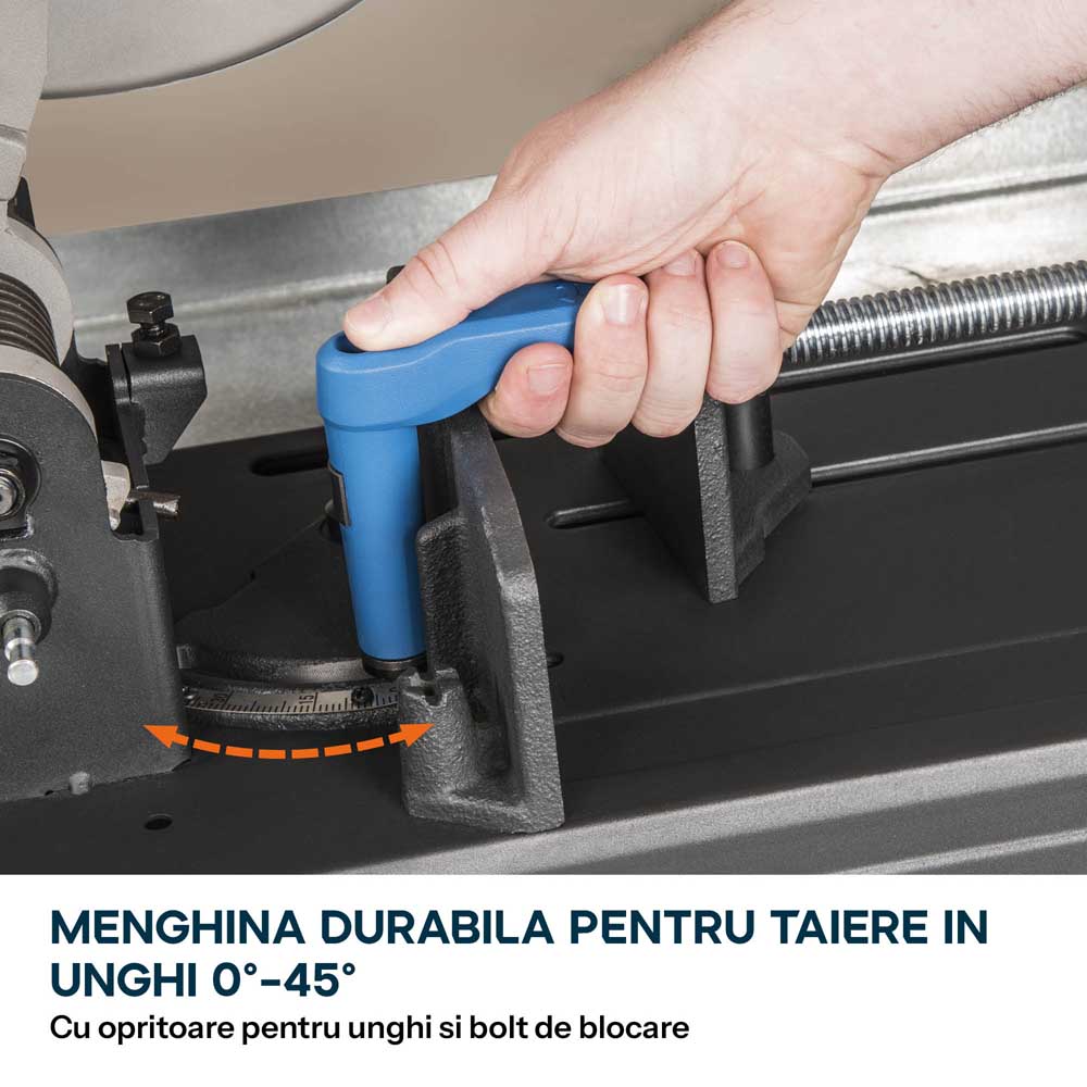 Fierastrau de debitat metal Evolution S355CPSL cu disc TCT 355mm pentru otel moale - Imagine 10
