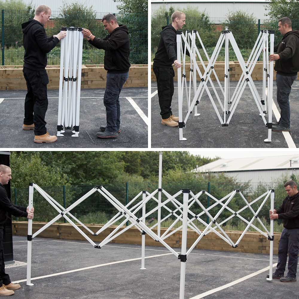 Pavilion patrat extensibil de lucru Evolution 3x3m - Imagine 2
