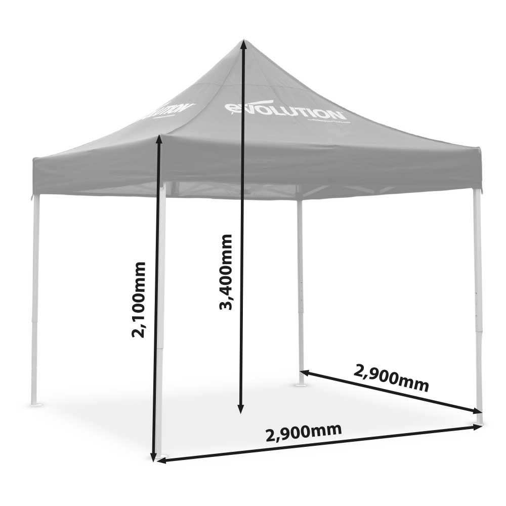 Perete lateral pentru pavilion de lucru Evolution Gazebo - Imagine 5