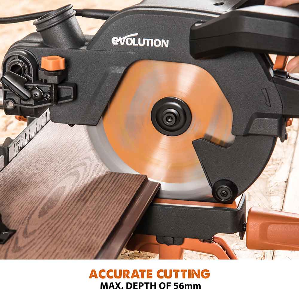 Fierastrau circular stationar multifunctional Evolution R185SMS+ 185mm 1200W - Imagine 5