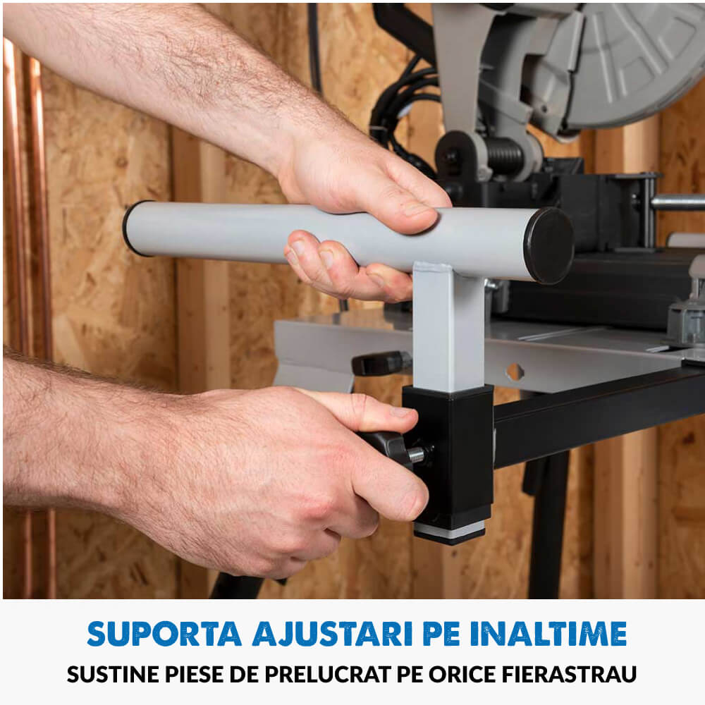 Pachet fierastrau debitat R355CPS de 355 mm cu panza TCT multimaterial + stand - Imagine 25